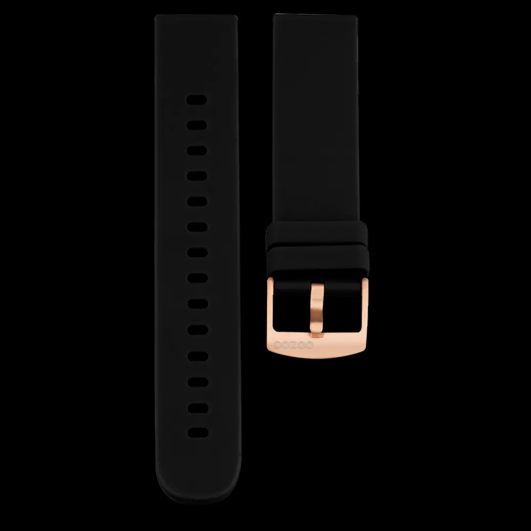 Black rubber strap