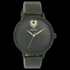 Bos groene OOZOO horloge met leren band - C11248