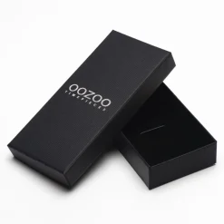 Bruine OOZOO horloge met metalen mesh armband - C20009
