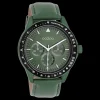 Donker groene OOZOO horloge met groene leren band - C11111