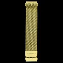Gold OOZOO metal mesh bracelet with gold clasp