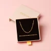 Goudkleurige armband + ketting set met klassiek detail