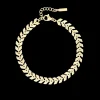 Goudkleurige armband met V-schakel