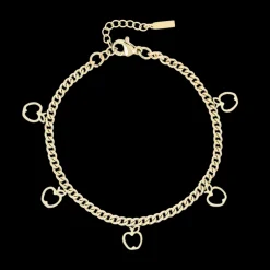 Goudkleurige armband met appels