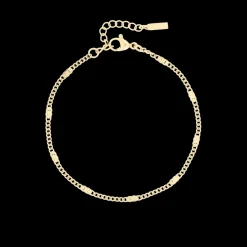 Goudkleurige armband met klassiek detail