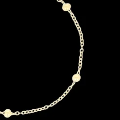 Goudkleurige armband met bolletjes