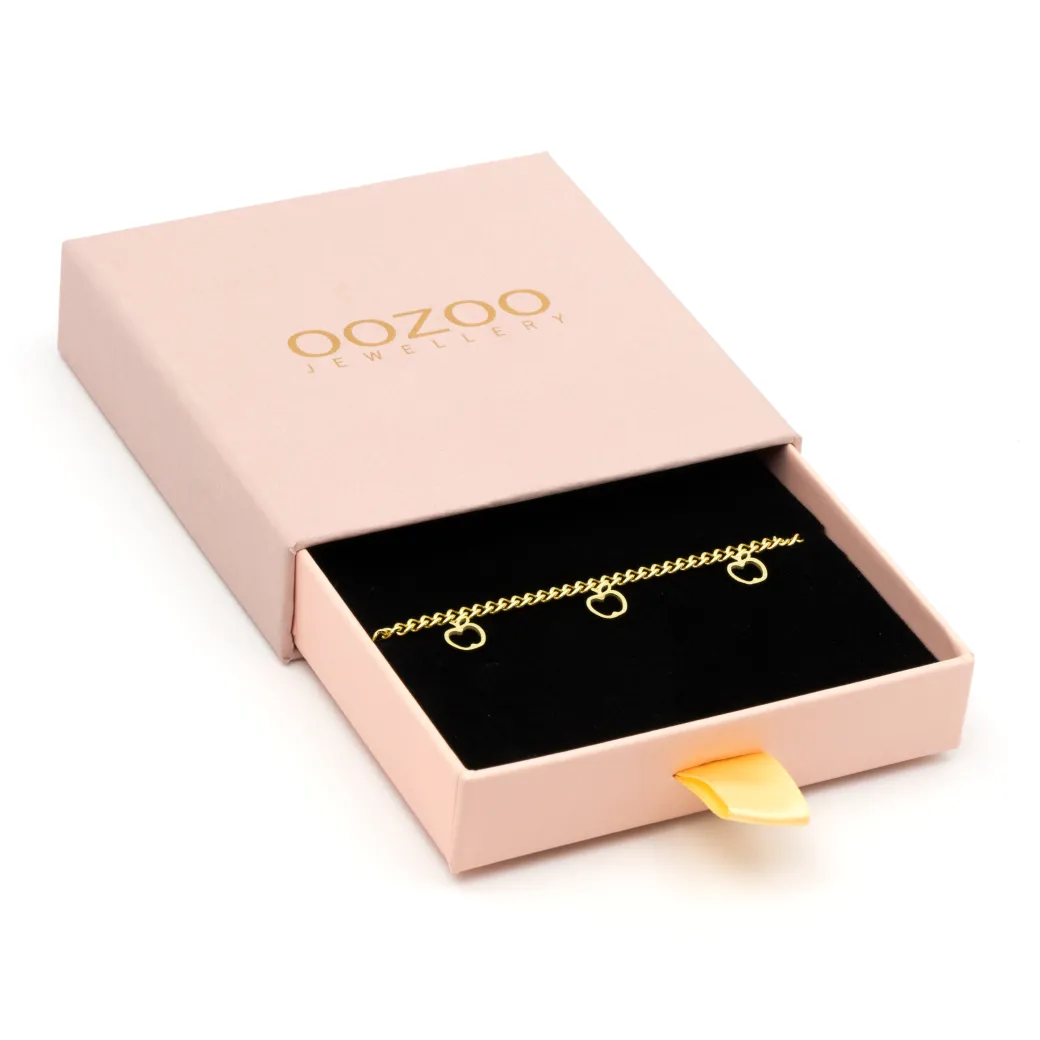 Goudkleurige armband met appels