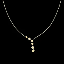 Goudkleurige ketting met sterretjes