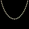 Goudkleurige ketting met hartjes