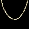 Goudkleurige ketting met V-schakel