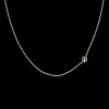 Goudkleurige ketting met een klaver