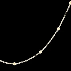 Goudkleurige ketting met bolletjes
