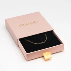 Goudkleurige ketting met bolletjes