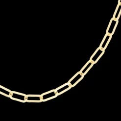 Goudkleurige ketting met grove schakels
