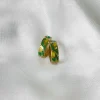 Goudkleurige oorringen met citroenen
