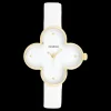 Goudkleurige OOZOO horloge met leren band leren band - C11520