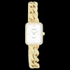 Goudkleurige OOZOO horloge met grove schakelarmband - C20362