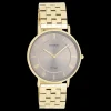 Goudkleurige OOZOO horloge met roestvrijstalen armband - C20370