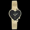 Goudkleurige OOZOO horloge met metalen mesh armband - C11417