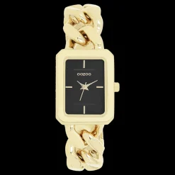 Goudkleurige OOZOO horloge met schakelarmband - C11274