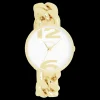 Goudkleurige OOZOO horloge met grove schakelarmband - C11262
