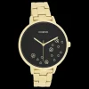 Goudkleurige OOZOO horloge met roestvrijstalen armband - C11124