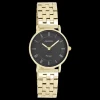Goudkleurige OOZOO horloge met roestvrijstalen armband - C20378