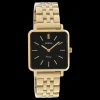 Goudkleurige OOZOO horloge met roestvrijstalen armband - C9957