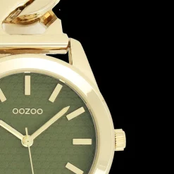 Goudkleurige OOZOO horloge met petit schakelarmband - C11421