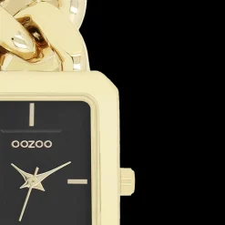 Goudkleurige OOZOO horloge met schakelarmband - C11274