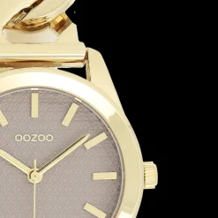 Goudkleurige OOZOO horloge met petit schakelarmband - C11420