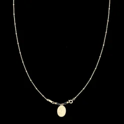 Goudkleurig/zwarte ketting met een haas