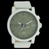 Linde groene OOZOO horloge met leren band - C11215