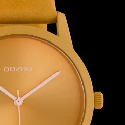 Mango OOZOO horloge met leren band - C10948