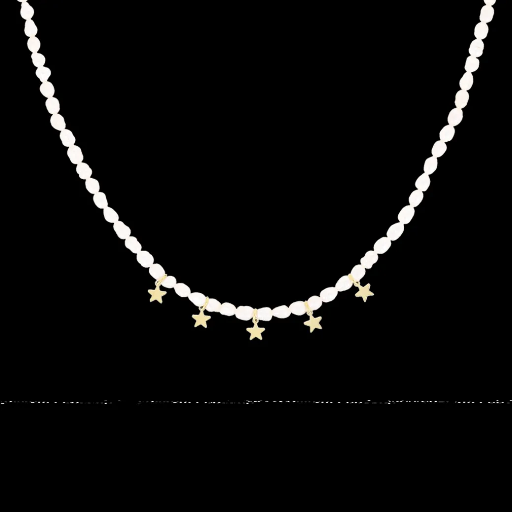 parel ketting met sterretjes