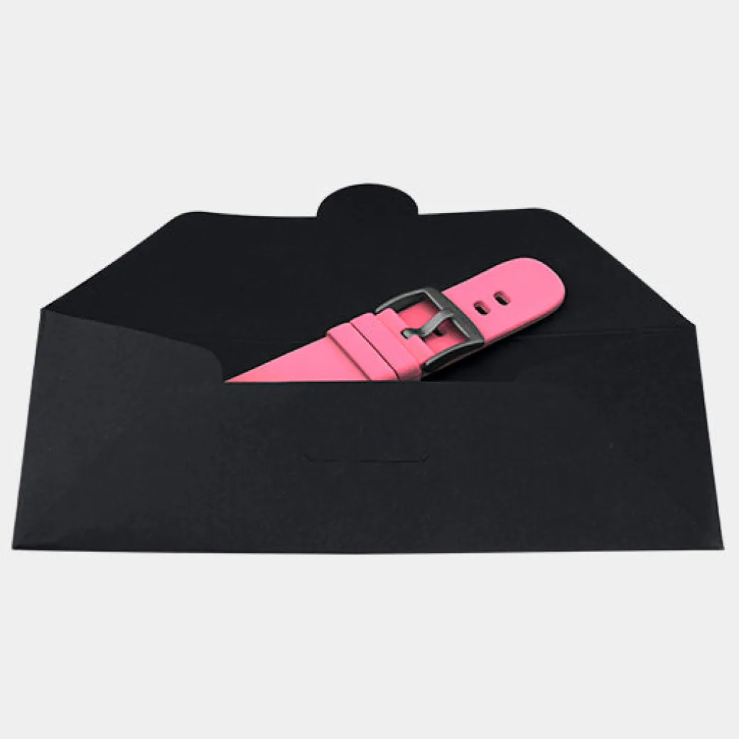 Raspberry Pink rubber strap