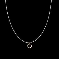 Rosé goud kleurige armband + ketting set met appels