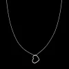 Rosé goudkleurige ketting met een hart