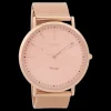 Rosé goudkleurige OOZOO horloge met metalen mesh armband - C9357