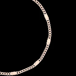 Rosé kleurige armband met klassiek detail