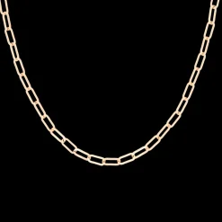 Rosé kleurige ketting met grove schakels