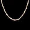 Rosé kleurige ketting met V-schakel