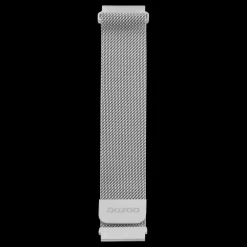 Silver OOZOO metal mesh bracelet with silver clasp
