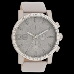 Taupe OOZOO horloge met leren band - C11311