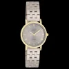 Taupe OOZOO horloge met roestvrijstalen armband - C20375