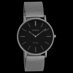 Titanium OOZOO horloge met metalen mesh armband - C9929