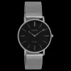 Titanium OOZOO horloge met metalen mesh armband - C9930