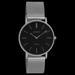 Titanium OOZOO horloge met metalen mesh armband - C9930