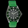 Titanium OOZOO horloge met groene klittenband polsband - C11010