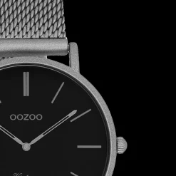 Titanium OOZOO horloge met metalen mesh armband - C9931